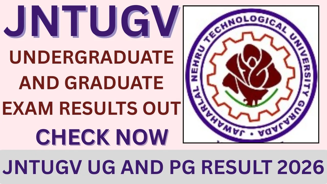 JNTUGV UG AND PG RESULT 2026